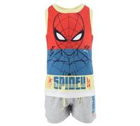 Completo Spiderman Marvel Canotta e Pantaloncini per Bambini 100% Cotone