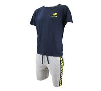 Completo Sportivo cotone Bambino Ragazzo LOTTO Pigiama corto 10 12 14 16 anni
