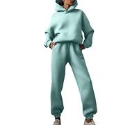 Completo Sportivo Donna Cotone Oversize Felpa Con Cappuccio E Jogging Pantaloni Tuta Due Pezzi Leggera Set Sportivo Taglie Forti Casual Tute Da Lavoro Complete Corsa Firmate Tuta Palestra Moda Outfit