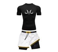 Completo Sportivo Dragon Ball Z Majin Bu Set Uomo Palestra MMA Compressione 2026