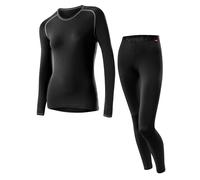 Loeffler Transtex Warm Long Sleeve Base Layer Set Nero 38 Donna