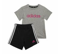 Completo Sportivo per Neonati Adidas Essentials Lineage Grigio scuro