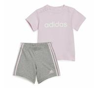 adidas INFANTS ESSENTIALS LINEAGE ORGANIC COTTON TEE AND SHORT SET (Gender Neutral), JOGGER PER GIOVANI/BAMBINI Bambino, clear pink/white,
