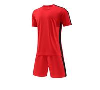 Completo Sportivo Uomo Estivo Tuta da Fitness Maniche Corte Pantaloncini da Ginnastica per Jogging,Maglietta da Allenamento per la Partita di Calcio a Maniche Corte S-XXXL