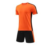 Completo Sportivo Uomo Estivo Tuta da Fitness Maniche Corte Pantaloncini da Ginnastica per Jogging,Maglietta da Allenamento per la Partita di Calcio a Maniche Corte S-XXXL