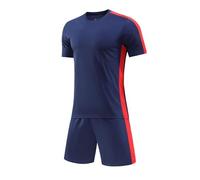 Completo Sportivo Uomo Estivo Tuta da Fitness Maniche Corte Pantaloncini da Ginnastica per Jogging,Maglietta da Allenamento per la Partita di Calcio a Maniche Corte S-XXXL