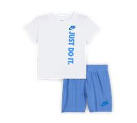 Completo t-shirt con grafica e shorts Nike - Bebè (12-24 mesi) - Blu 18M