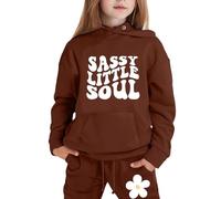 Completo T Shirt Pantalone Bambine Felpata Jogging Ginnastica Cordinata Felpa Full Print E Top+Pantalone Per Ragazze Bambina/Baby Body Set Bambini Inverno 2-14 Anni Bambina