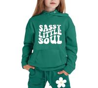 Completo T Shirt Pantalone Bambine Felpata Jogging Ginnastica Cordinata Felpa Full Print E Top+Pantalone Per Ragazze Bambina/Baby Body Set Bambini Inverno 2-14 Anni Bambina