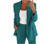 Completo Tailleur da Donna, 2 Pezzi, Slim Fit, Giacca a Bottone Unico, con Gonna O Pantalone, da Ufficio Completo da Donna con Giacca e Cardigan con Risvolto e Bottoni alla Moda