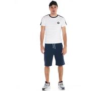 Completo Tempo Libero UOMO Leone 1947 T-shirt e pantaloncini Bianco Blue Coton