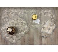 Completo Tris Centrini 3 Pezzi Renato Balestra Benedetta Elegante Ricamato