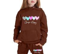 Completo Tuta Bambina e Bambino Sportivi Set di Tute da 2 Pezzi Felpa Pantaloni Ragazzi Ragazze Abbigliamento con Cappuccio Cartoon Characters per Sportive