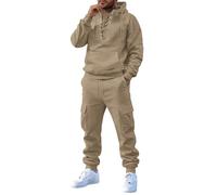 Completo Tuta da Sci Uomo Eleganti Outlet a Marche Vestirsi Coreano Termiche Colletto sopra Ruggine Originali Blazer Bastone Serata Pastello Abbinata Forte Weightlifting Grigie