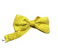 Completo uomo abbinato o solo papillon e pochette a pois vari colori seta italy