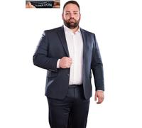 completo uomo abito elegante TAGLIE FORTI giacca e pantalone da 58 alla 74