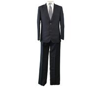 Completo uomo giacca 2 bottoni + pantalone Nero 42