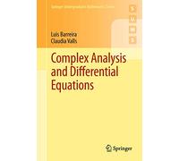 Complex Analysis and Differential Equations