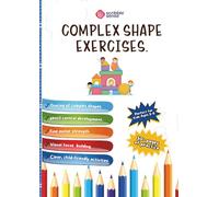 Complex Shape Tracing workbook (Color): Best for Writing challenges, Dysgraphia, Dyslexia, ADHD affected kids (3-8Years)