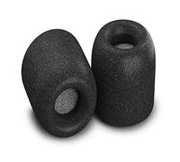 Comply Isolation Plus - Cuscinetti auricolari in memory foam con cancellazione del rumore per Sony, Tx-200, di alta qualità, con WaxGuard, comodi e sicuri (M, 3 paia), nero