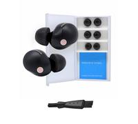 Comply Schiuma TrueGrip Premium Memory Foam Auricolari per tutti gli auricolari Sony TrueWireless, medi, nero, 3 paia, isolamento acustico superiore, maggiore comfort, vestibilità sicura con strumento