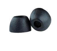 Comply Serie 400 Core, cuscinetti di ricambio in memory foam IEM per audio da campeggio, Sennheiser e altro, isolamento acustico superiore, massimo comfort, vestibilità sicura, ovale, nero (S/M/L) (3