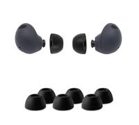 COMPLY Tappi auricolari in schiuma di alta qualità, compatibili con Samsung Galaxy Buds2 Pro, taglia S/M/L, nuova versione 2025 con strumento di pulizia, neri, 3 paia