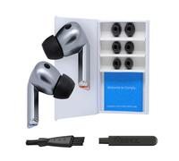 Comply Tappi per orecchie in schiuma di alta qualità, compatibili con Samsung Galaxy Buds3 Pro, taglia M, nuova versione 2025 con strumento di pulizia, neri, 3 paia