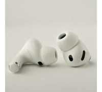 Comply TrueGrip | Almohadillas de espuma viscoelástica premium de repuesto para APPLE AirPods Pro (3 generación) | Comodidad duradera, excelente aislamiento acústico | Blanco, talla S, 3 pares