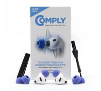 Comply TrueGrip - Cuscinetti di ricambio in memory foam di alta qualità per Apple AirPods Pro Gen 3, comfort di lunga durata, vestibilità sicura, isolamento acustico superiore, blu (S/M/L) (3 paia)