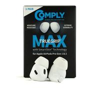 Comply TrueGrip MAX - Cuscinetti di ricambio in memory foam di alta qualità per Apple AirPods Pro 1 e 2, comfort di lunga durata, estrema durata, vestibilità sicura, isolamento acustico superiore
