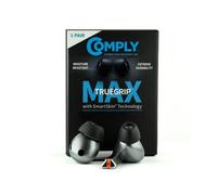 Comply TrueGrip MAX - Cuscinetti di ricambio in memory foam per Samsung Galaxy Buds3 Pro, comfort di lunga durata, massima durata, vestibilità sicura, isolamento acustico superiore, nero (grande) (1