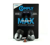 Comply TrueGrip MAX - Cuscinetti di ricambio in memory foam per Samsung Galaxy Buds3 Pro, comfort di lunga durata, massima durata, vestibilità sicura, isolamento acustico superiore, nero (medio) (1
