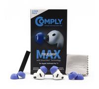 Comply TrueGrip MAX - Gommini di ricambio in memory foam per Apple AirPods Pro Gen 3, comfort di lunga durata, massima durata, vestibilità sicura, isolamento acustico superiore, blu (S/M/L) (3 paia)