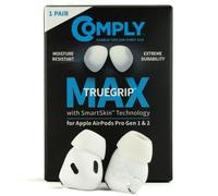 Comply TrueGrip MAX | Tappi auricolari di ricambio premium in memory foam per APPLE AirPods Pro (1 e 2 generazione) | Tecnologia SmartSkin™ | bianco, taglia S, 1 paio