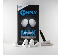 Comply TrueGrip MAX | Tappi auricolari di ricambio premium in memory foam per APPLE AirPods Pro (1 e 2 generazione) | Tecnologia SmartSkin™ | bianco, taglia L, 1 paio