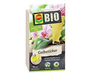 Compo Adesivi Biologici Gialli Trappole Insetti 12 x 10 Pezzi
