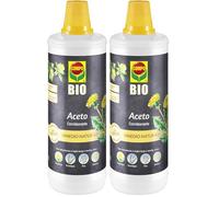 COMPO BIO Aceto Concentrato, Rimedio Naturale nei Confronti di Erbe Indesiderate, Per Pulire Vialetti e Aree Incolte, 100% Naturale, 1 L (Confezione da 2)