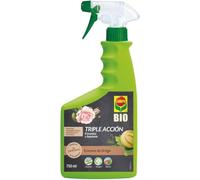 COMPO BIO Tripla Azione, Protezione da Insetti, Funghi e Acari, Per Piante Ornamentali, Orticoli e Frutti, Confezione Spruzzatore, 750 ml