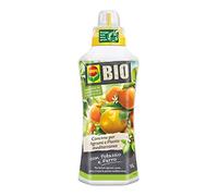 COMPO BIO Concime Liquido Per Agrumi e Piante Mediterranee, 1L | Speciale concime liquido con potassio e ferro per fioriture e fruttificazioni intense, Consentito in agricoltura biologica