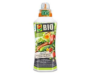 COMPO BIO Concime Liquido Per Piante Orticole e da Frutto, 1L | Concime biologico per orto, piante orticole e fruttiferi: nutre in modo naturale per raccolti ricchi e saporiti