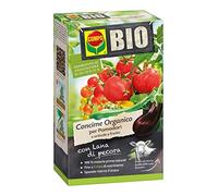 COMPO BIO Concime Organico per Pomodori e Orticole da Frutto, Con Lana di Pecora, 5 mesi di durata, Consentito in agricoltura biologica, 750 Grammi