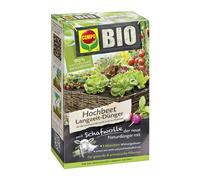Compo BIO fertilizzante a lungo termine per aiuole rialzate con lana di pecora