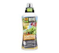 COMPO BIO Fortigo Plus, Concime Liquido Organico Universale, 1L | Nutre intensamente le piante stimolando lo sviluppo. Consentito in agricoltura biologica