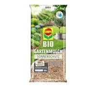 COMPO Bio, pacciamatura da giardino + protezione solare come copertura decorativa, per proteggere il terreno da calore, disidratazione ed evaporazione, 50 l