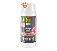 COMPO BIO Sapone Molle Concentrato, Potenziatore delle Difese delle Piante nei confronti di Insetti, Afidi, Acari e Cocciniglia, 100% Naturale, 500 ml