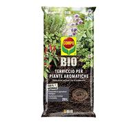COMPO BIO Terriccio per Piante Aromatiche, Per Piante in Vaso o in Piena Terra, Consentito in Agricoltura Biologica, Con Guano, Sacco 20 L