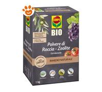 COMPO BIO Polvere di Roccia - Zeolite, Potenziatore delle Difese delle Piante nei confronti di Insetti e Funghi, 100% Naturale, 1 kg