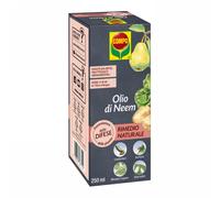 COMPO Olio di Neem Concentrato, Potenziatore delle Difese delle Piante nei confronti di Insetti, Afidi, Dorifora e Lepidotteri, 100% Naturale, 250 ml