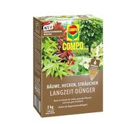 COMPO Concime a Lungo Termine per Alberi, Siepi e Arbusti, Formula Più Rispetto dell'Ambiente, Effetto 6 Mesi, 2 kg, Per 40 Metri Lineari di Siepe